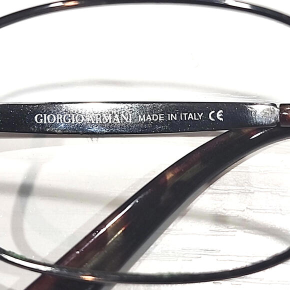 Giorgio Armani GA671 976 No Lenses Large Gunmetal Sunglasses Frame 53-20 135